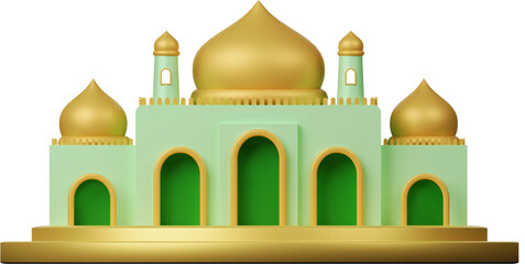3D Mosque Illustration