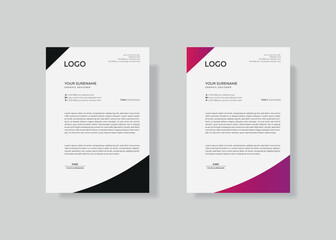 letterhead, letterhead template, letterhead design, vector school hospital medical new simple unique minimalist elegant corporate letterhead template. 