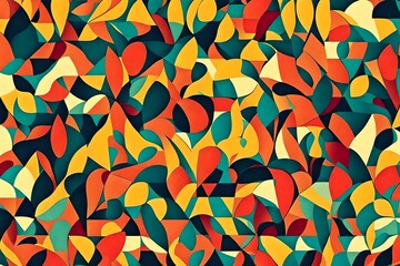 Fototapeta na wymiar abstract pattern with triangles