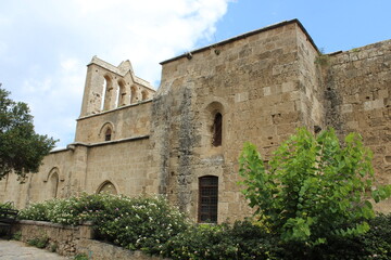 Fototapeta na wymiar Bellapais Abbey Kyrenia North Cyprus sunny day