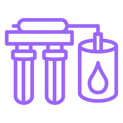 Vector Design Water Filtration Icon Style
