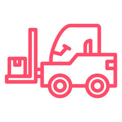 Vector Design Forklift Icon Style