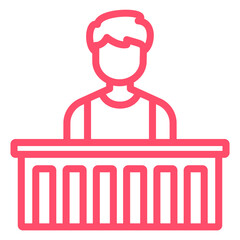 Vector Design Witness Icon Style