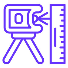 Vector Design Laser Measurer Icon Style