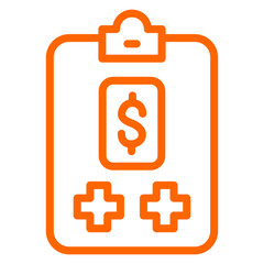 Vector Design Capitalized Cost Icon Style