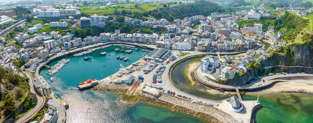 Luarca maritime town of Cantabria in Asturias