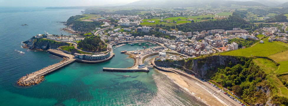 Luarca maritime town of Cantabria in Asturias
