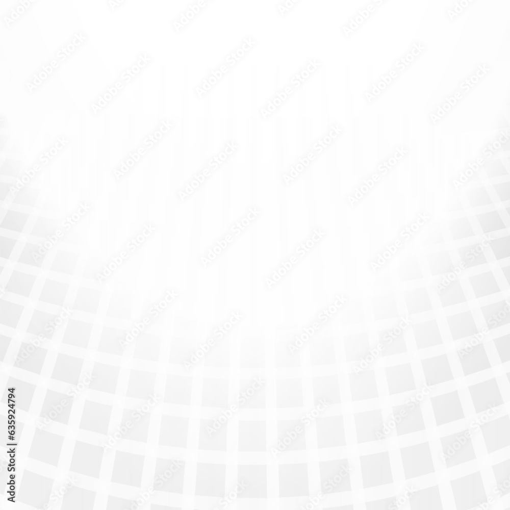 Aufkleber gray and white color tone square dotted lines background. black and white halftone effect perspectiv