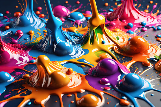 paint splash pattern background