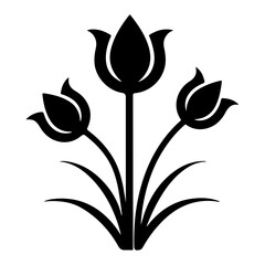 tulip flower logo