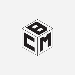 Obraz premium Cube letter Logo Design