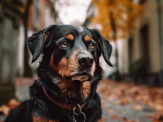 Appenzeller Sennenhunde dog created with Generative AI technology