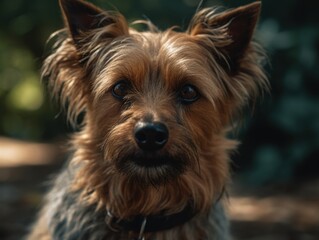 Australian Terrier dog created with Generative AI technology