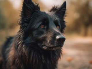 Belgian Sheepdog dog created with Generative AI technology