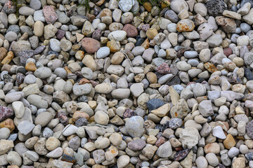 stone pebble path as a background 1