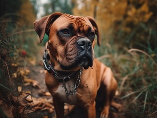 Broholmer dog created with Generative AI technology