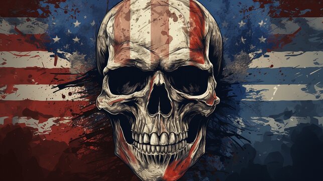 Patriotic Military Grunge,.