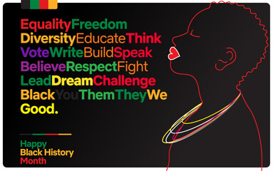Black History Month, Diversity Poster