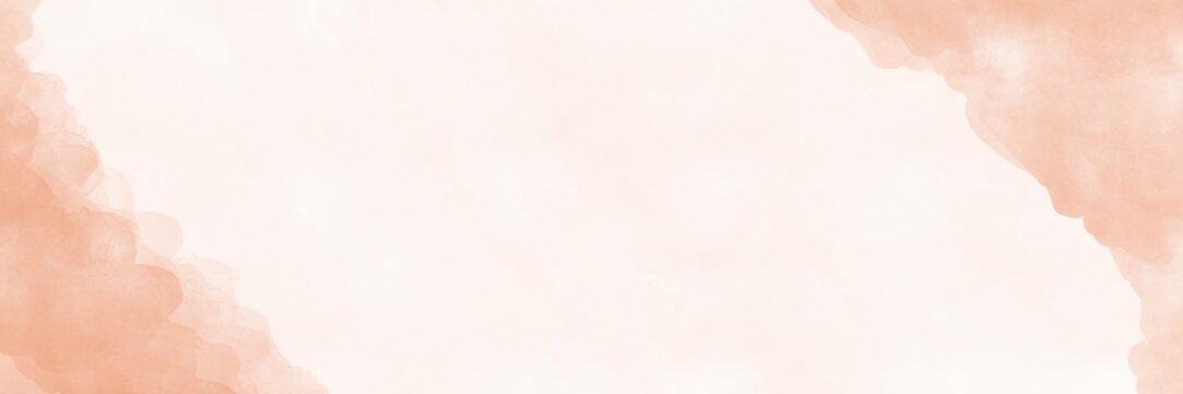 Web Banner, Soft Colors, 1x3 size, Waterbrush, Web Design, Website, Graphic Design, Background