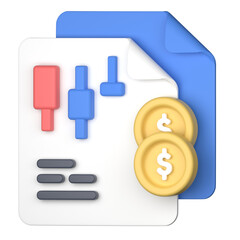 Stock market icon about dividents