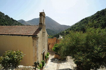 Église du monastère de Vossakos près de Pérama en Crète