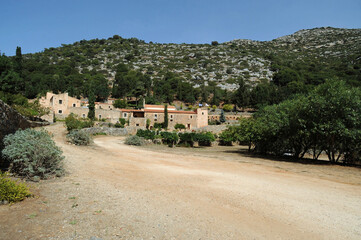 Le monastère de Vossakos près de Pérama en Crète