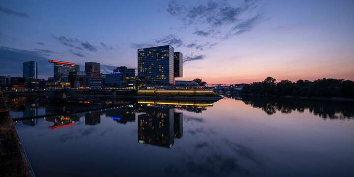 Medienhafen, Dusseldorf, North Rhine-Westphalia, Germany