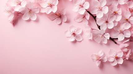 Fototapeta na wymiar Flower pink background
