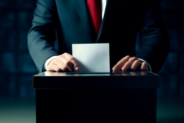 Big politician and little people abstraction art. Boss and wards. Great politics. Leader of the people. AI Generated