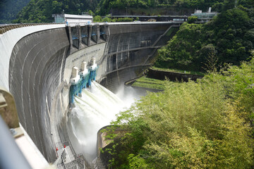 hydroelectric power station - obrazy, fototapety, plakaty