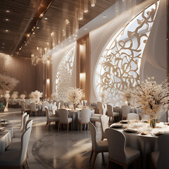 Modern design banquet hall