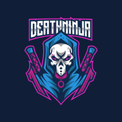 Death Ninja Esport Logo Template