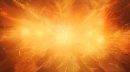  an orange and yellow background with a burst of light in the center.  generative ai