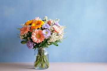 Fototapeta na wymiar Beautiful flowers in a vase