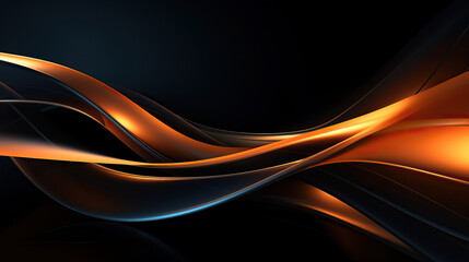 3D Abstract Dark Background (Generative AI)