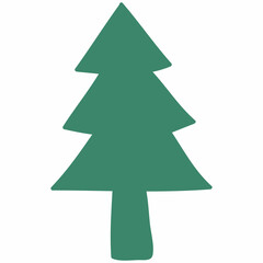 Christmas tree for decoration and design.