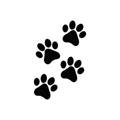 Fototapeta na wymiar Dog Paw Prints Svg, Dog Svg, Paw SVG, Animal Paw Svg, Animal Svg, Dog Paw Print, Paw Print, Animal Print, Cut Files for Cricut, Silhouette, Svg Files for Cricut