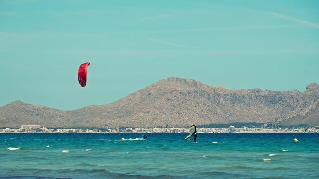 Sailing on the island of Mallorca