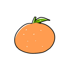 A cartoon-style orange.
