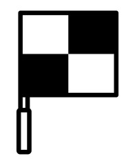 オフサイドフラッグのアイコン