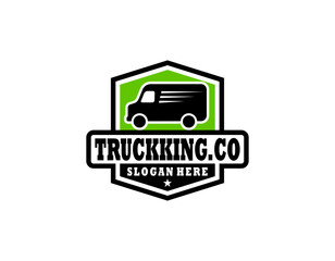 car logistics logo vector