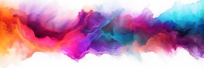 Abstract colorful watercolor style background, wave, splash, texture.