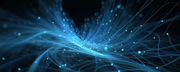 Fototapeta premium Abstract digital background. Can be used for technological processes, neural networks and AI, digital storages, sound and graphic forms, science, education, etc.