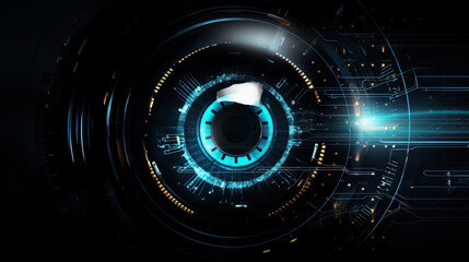 abstract digital tunnel