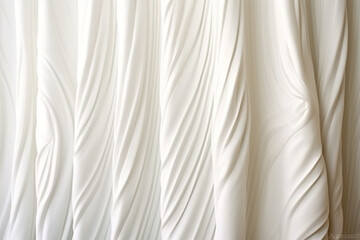 Abstract white texture curtain