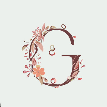 recommend clip art: Floral alphabet