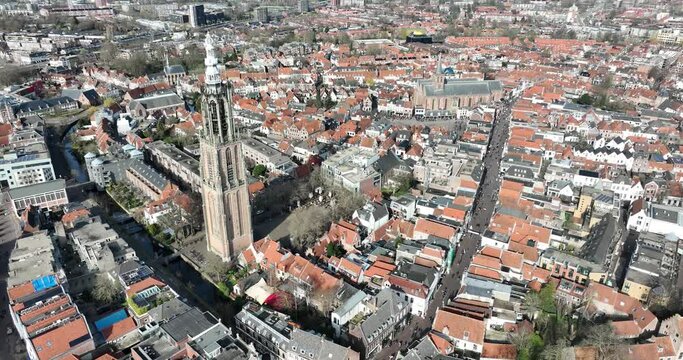 Onze Lieve Vrouwetoren in Amersfoort, The Netherlands.