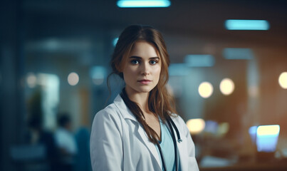 Obraz premium female student doctor 