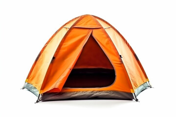 Tent isolated on white background.