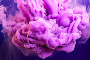 Fototapeta premium Abstract purple color smoke background.